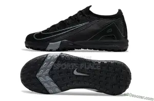Black Air Zoom Trainers Kids Soccer Trainers Boots