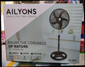 18 Inchs Standing Fan -Black