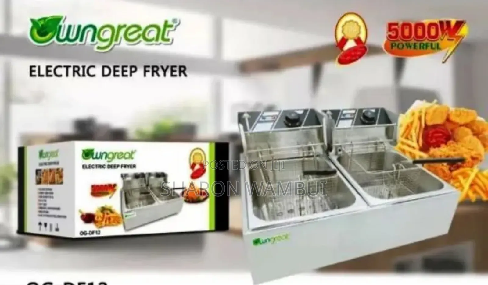 New Own Great Double Fryer/Own Great Double Fryer
