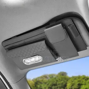 Multi-Pocket Car Sun Visor Organizer