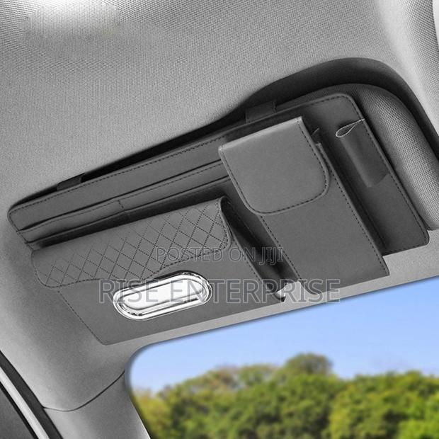 Multi-Pocket Car Sun Visor Organizer - main view