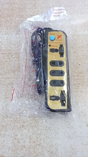 4 Ways Black Extension 2m Cable