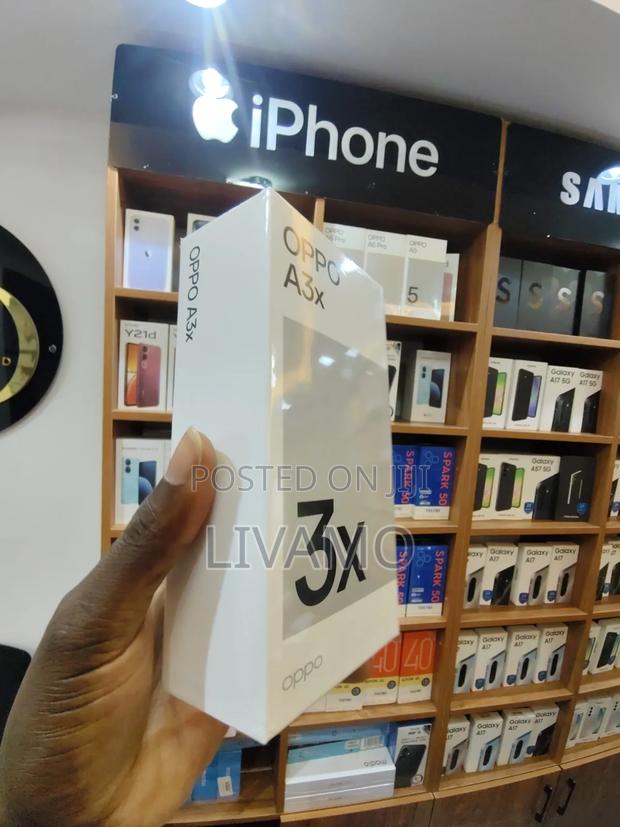 New Oppo A3x 128 GB Silver - thumbnail 3