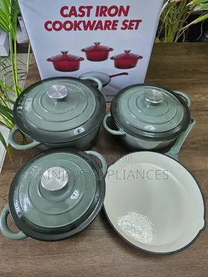 Enamel Cast Iron 7pcs Cookware Set