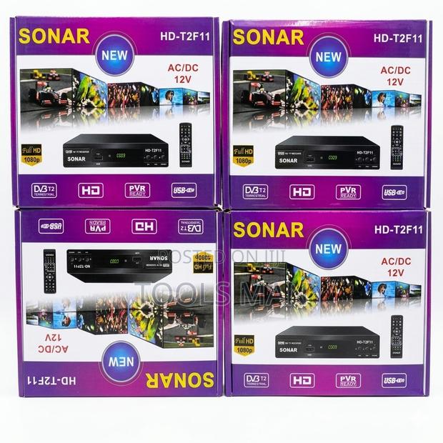 Sonar Hd-T2f11 Full Hd DVB-T2 Digital Tv Decoder - Ac/Dc 12v PVR Ready - thumbnail 2