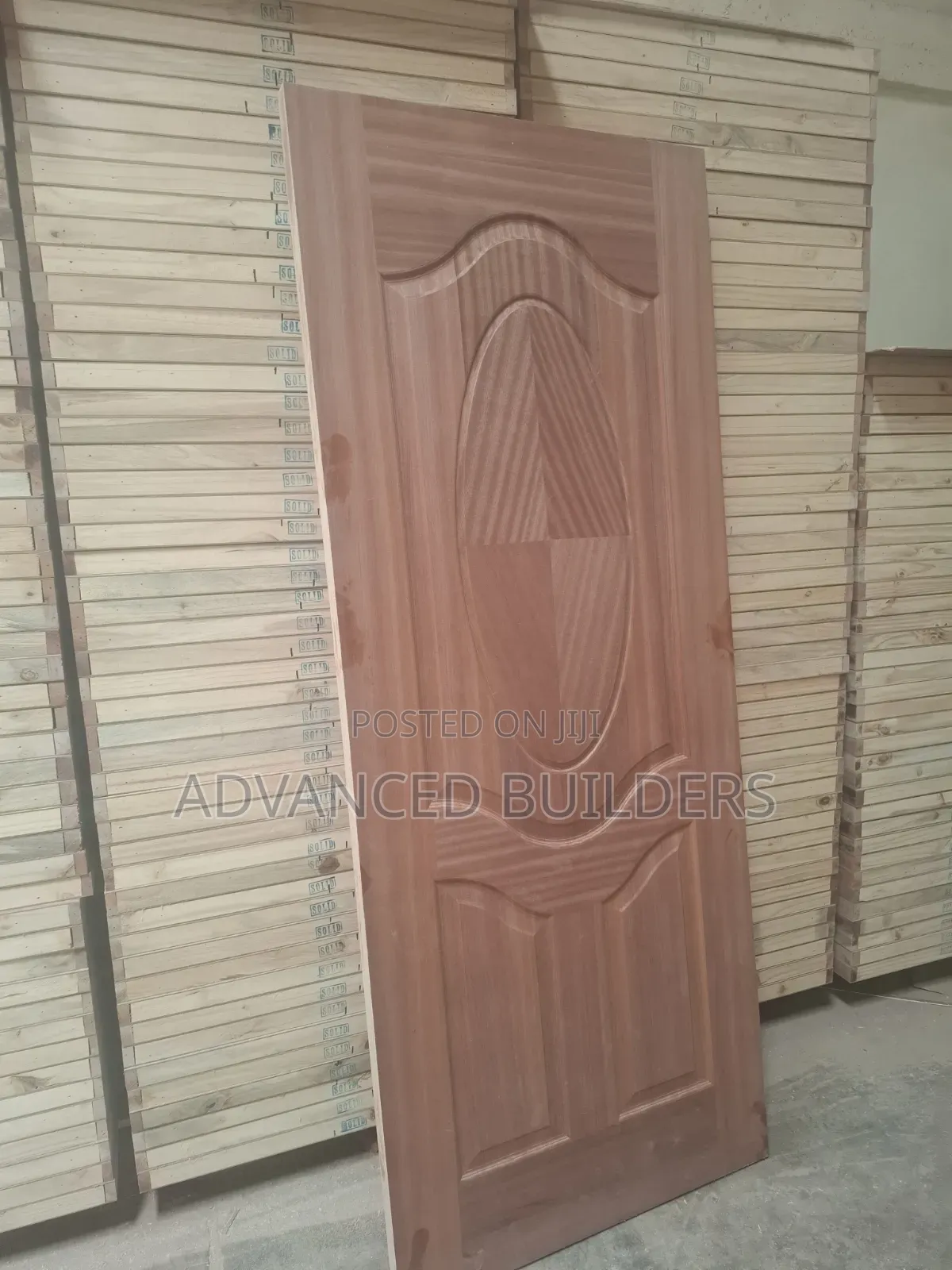 Solid Doors Oval Design Standard 32x80"