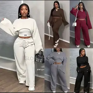 Trendy 3-Piece Ladies' Tracksuit Set