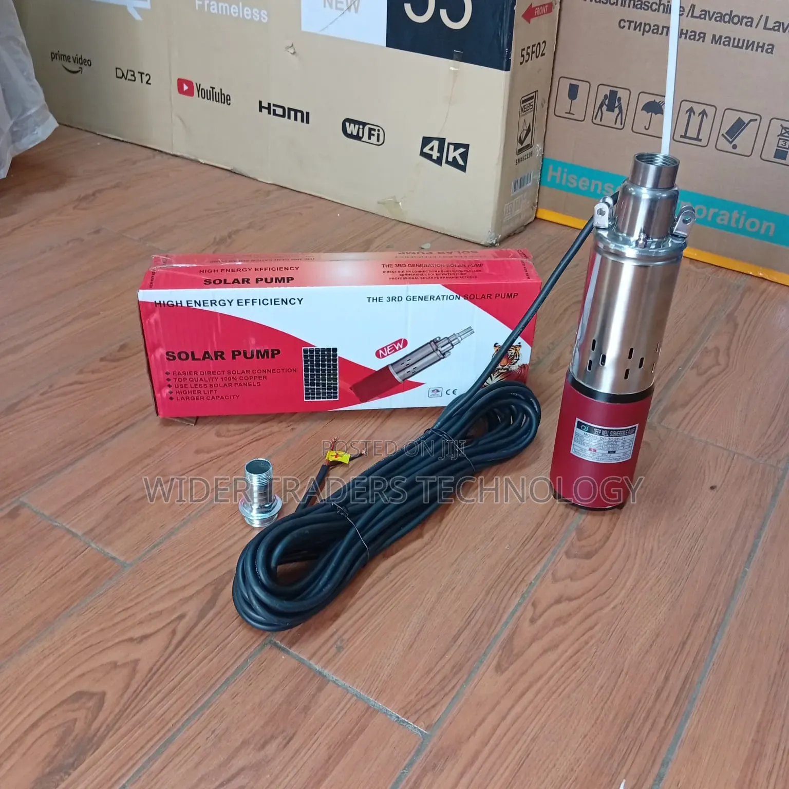 24v Dc Solar Submersible Water Pump Set