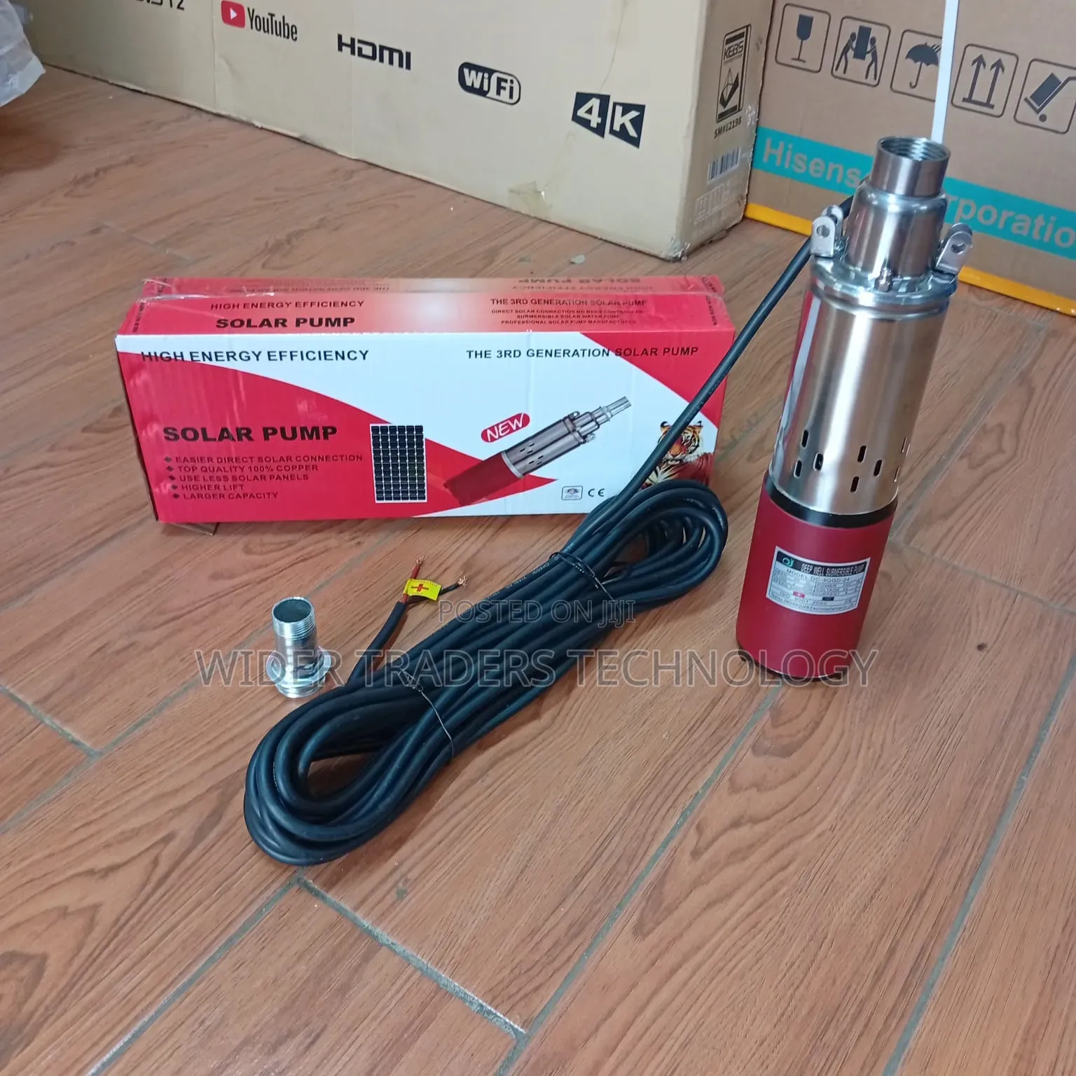 24v Dc Solar Submersible Water Pump Set