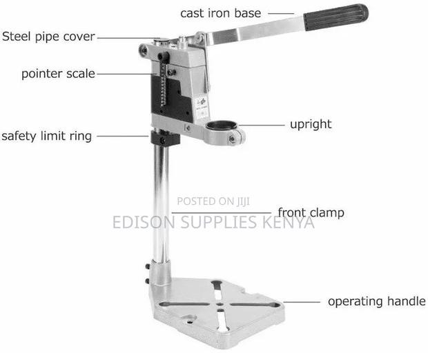Drill Stand Drill Holder Clamp Portable Adjustable Electric Drills - thumbnail 6