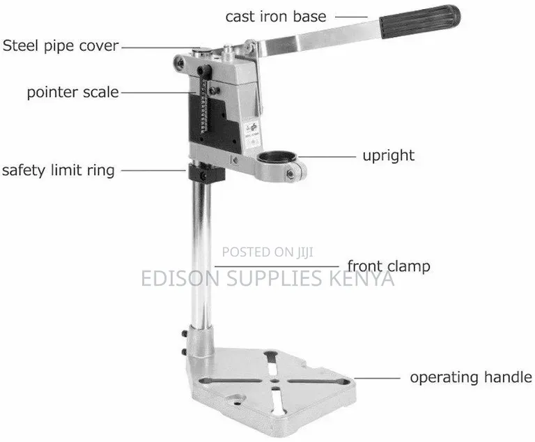 Drill Stand Drill Holder Clamp Portable Adjustable Electric Drills