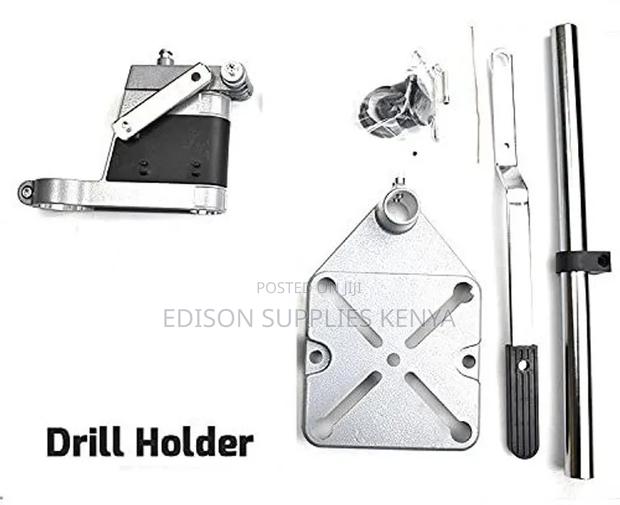 Drill Stand Drill Holder Clamp Portable Adjustable Electric Drills - thumbnail 7