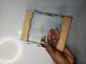 Hive Frame Grip - Stainless With Brown Handles