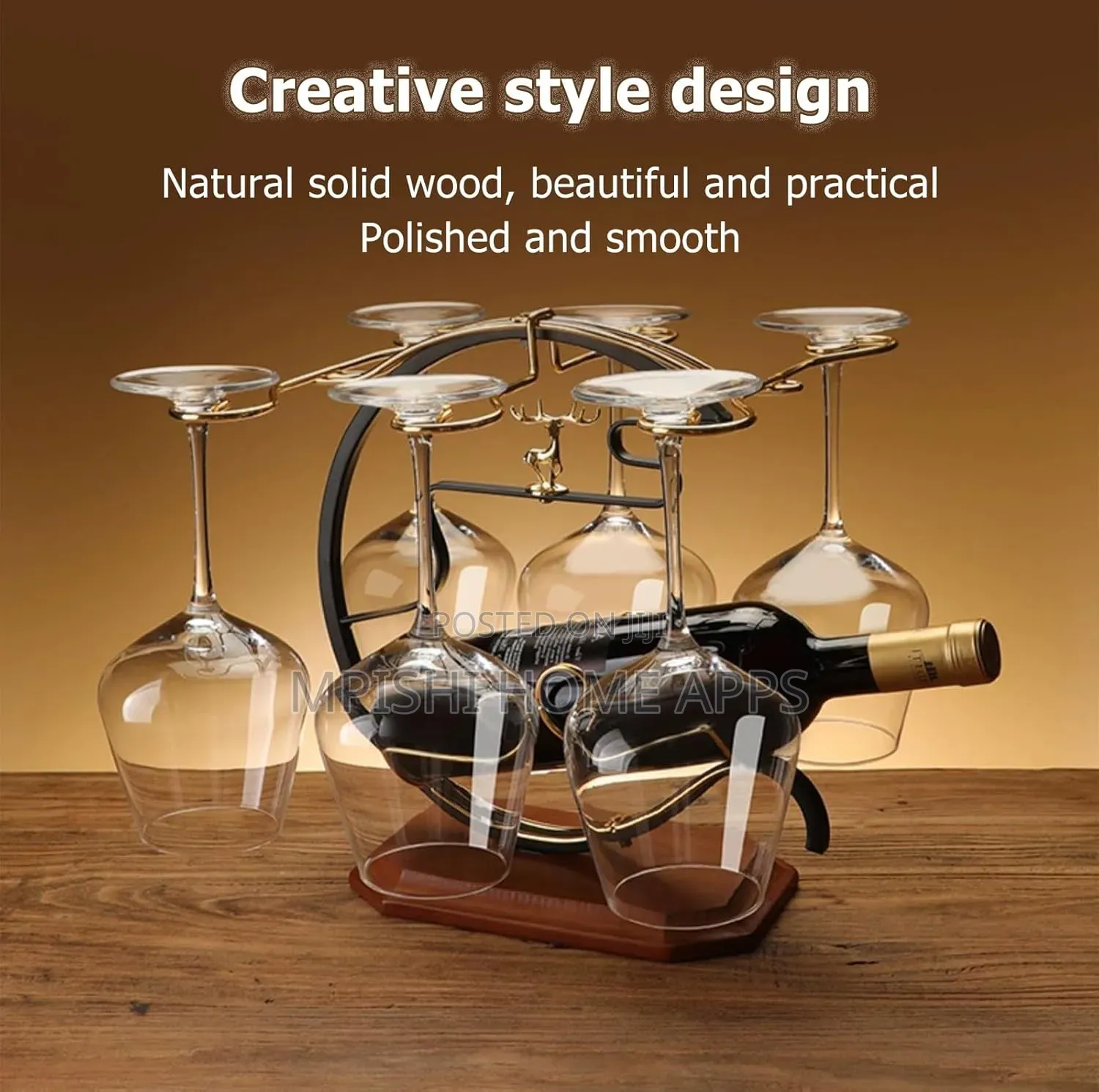 Golden Deer Wine Rack