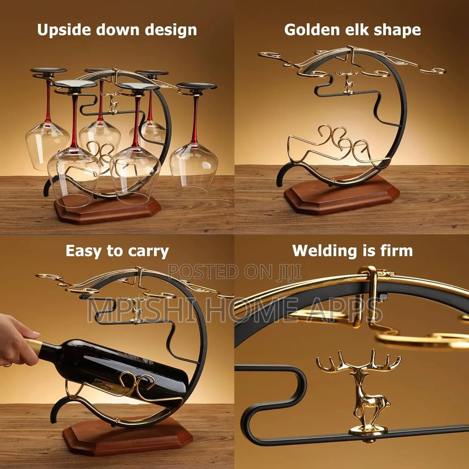 Golden Deer Wine Rack