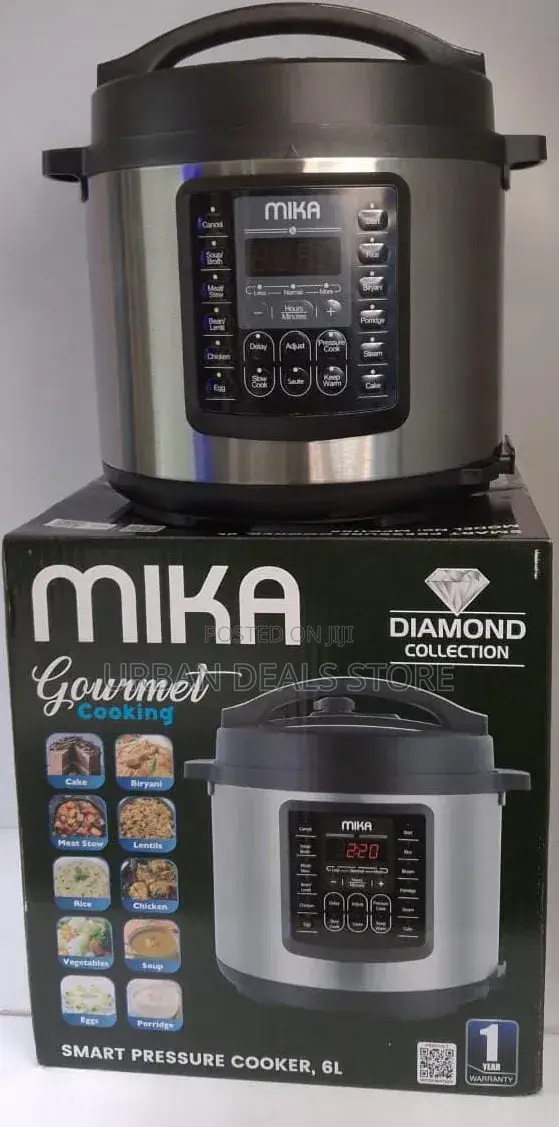 6 Litres Mika Smart Pressure Cooker