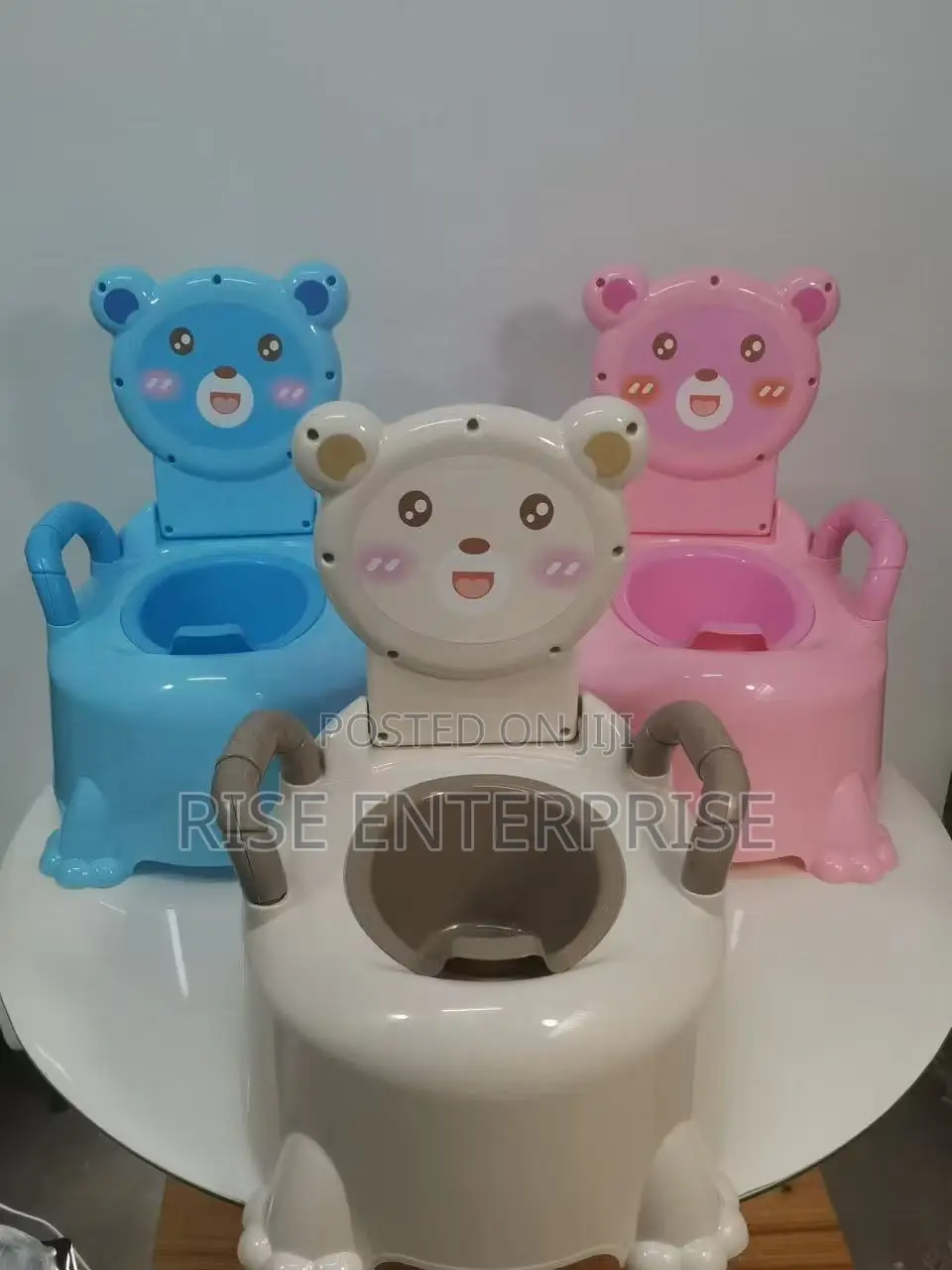Bear Shaped Padded Portable Baby Training Potty-Foldable