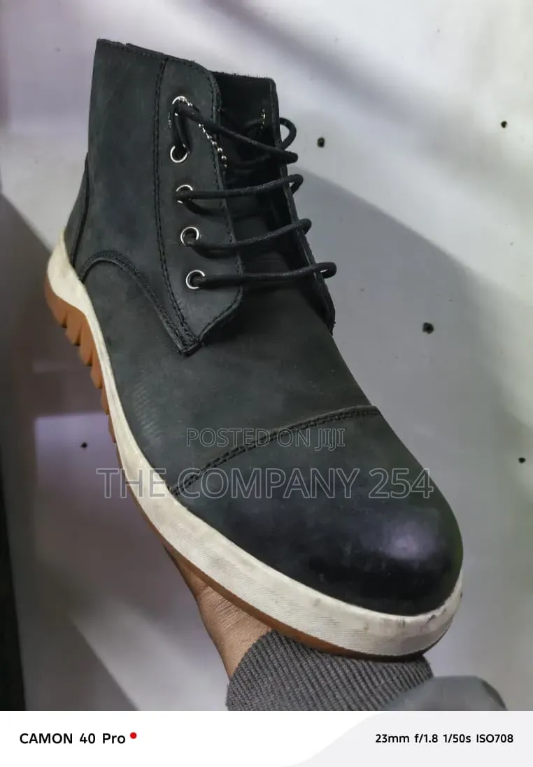 Quality Leather Casual Men Official Casual Low Laced Boot Shoes