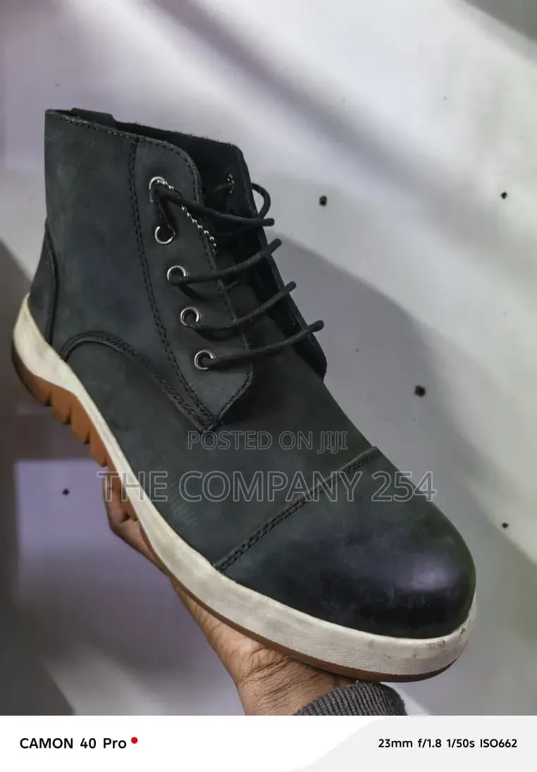 Quality Leather Casual Men Official Casual Low Laced Boot Shoes