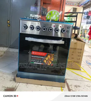 Skywood 60*60cm 3g +1e Standing Cooker With Electric Oven Timer