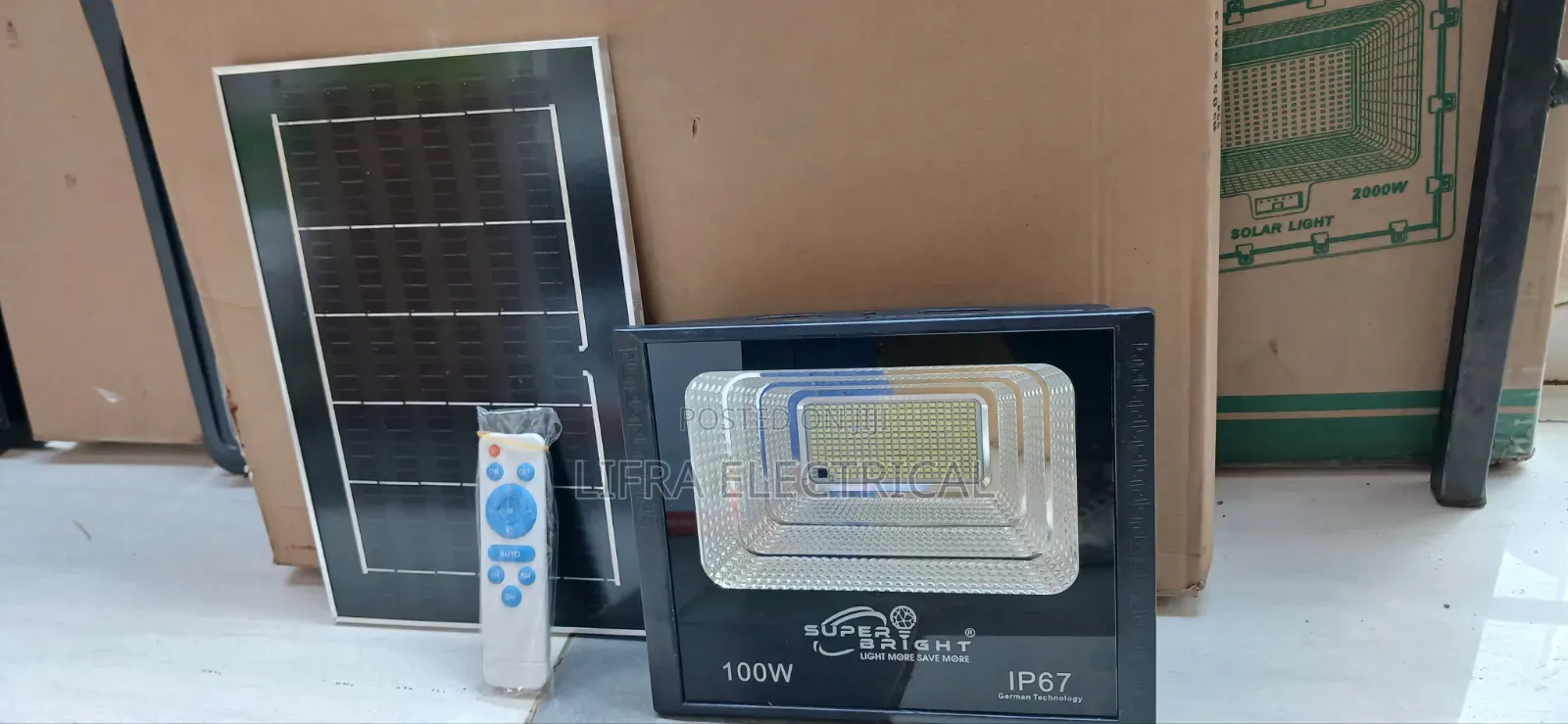 100wts Solar Floodlight