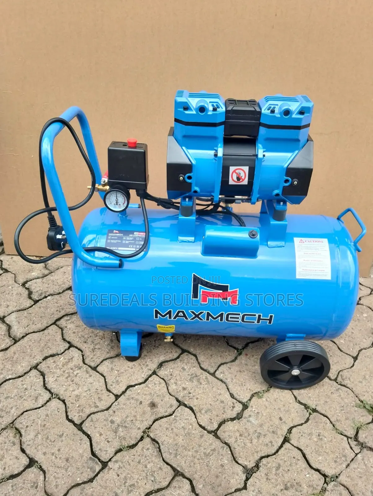 Super Silent Oil Less Air Compressor - 50ltrs