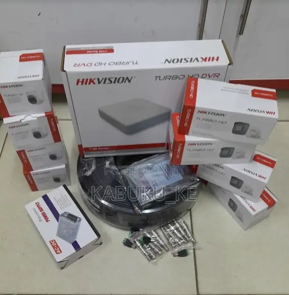 Hik Vision 8 Cameras 1080p CCTV Full System Kit With 8 Channel