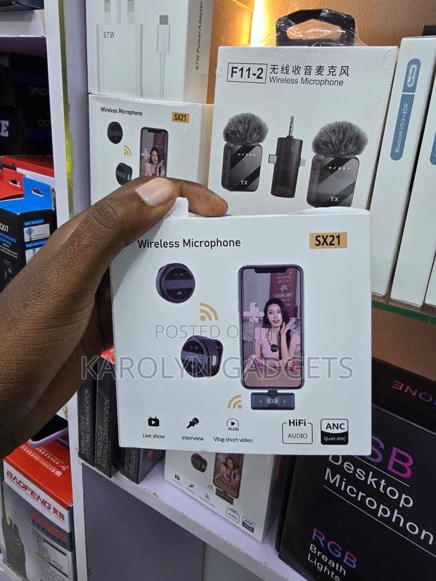 Sx21 2.4g Wireless Mic for Android iPhone Vlogging Kit