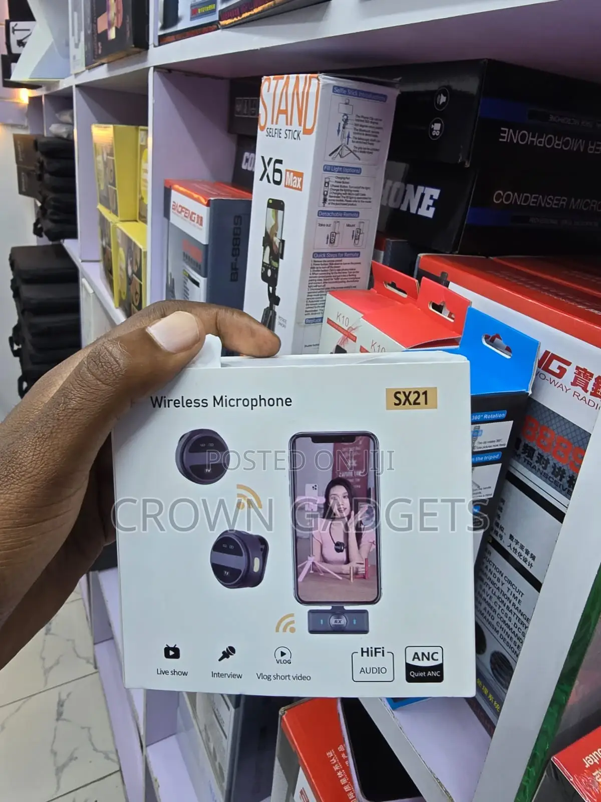 Sx21 2.4g Wireless Mic for Android iPhone Vlogging Kit