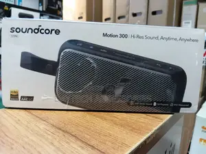 This Is an Anker Soundcore Motion 300 Portable Bluetooth Speaker.
