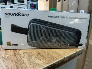 This Is an Anker Soundcore Motion 300 Portable Bluetooth Speaker.