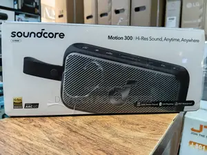This Is an Anker Soundcore Motion 300 Portable Bluetooth Speaker.