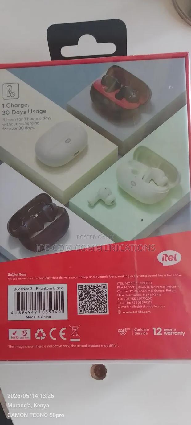Itel Earpods - thumbnail 2