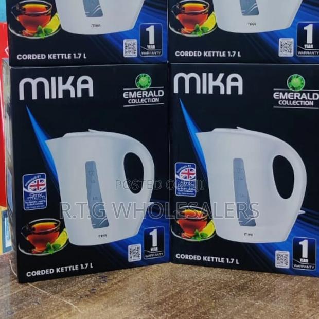 Mika 1.7l Corded Kettle Mkt1005w Open Element Design