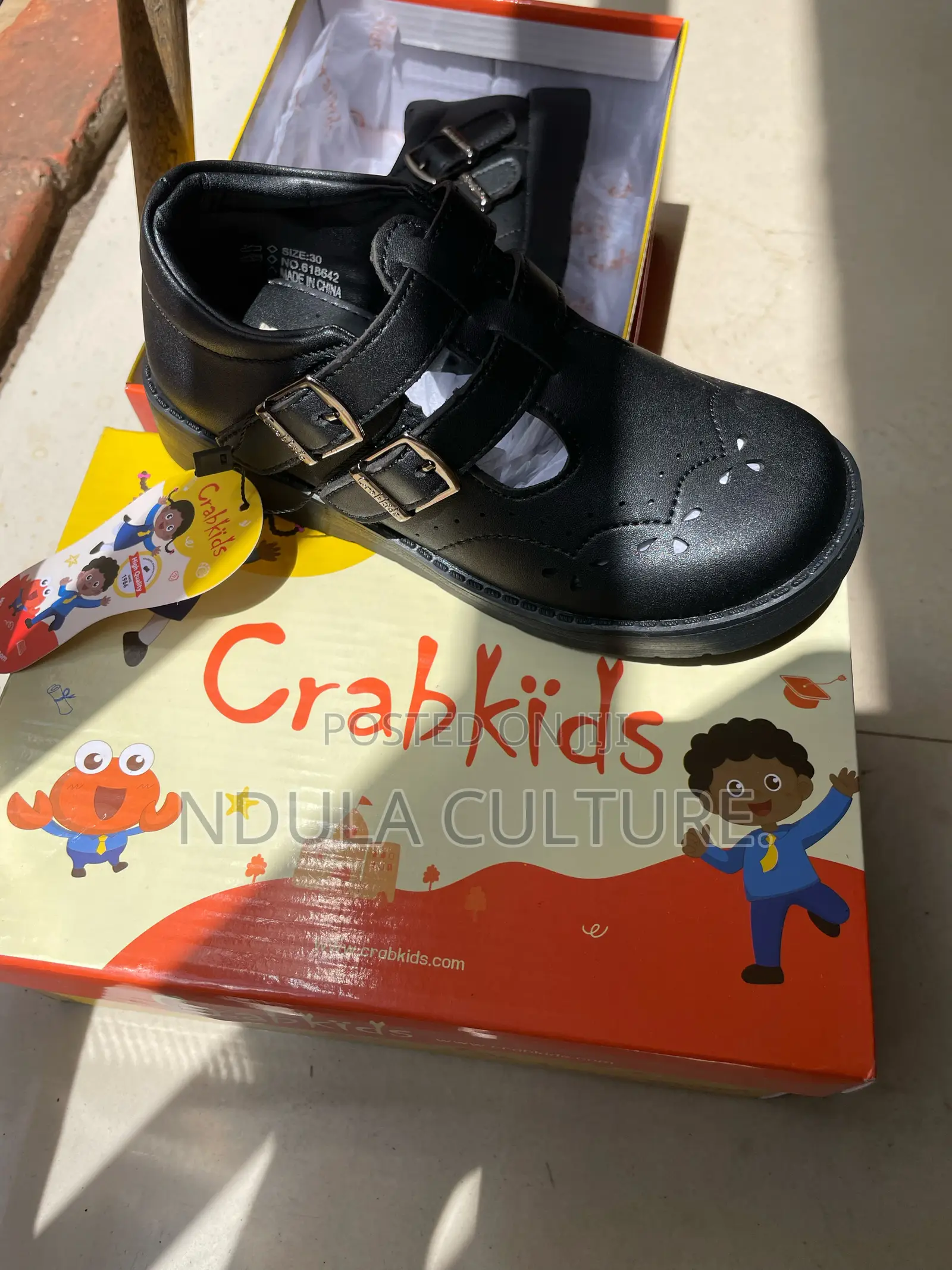 Crab Kids School Shoes