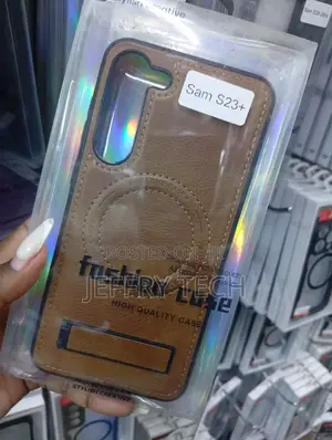 Brown Faux-Leather Protective Smartphone Case