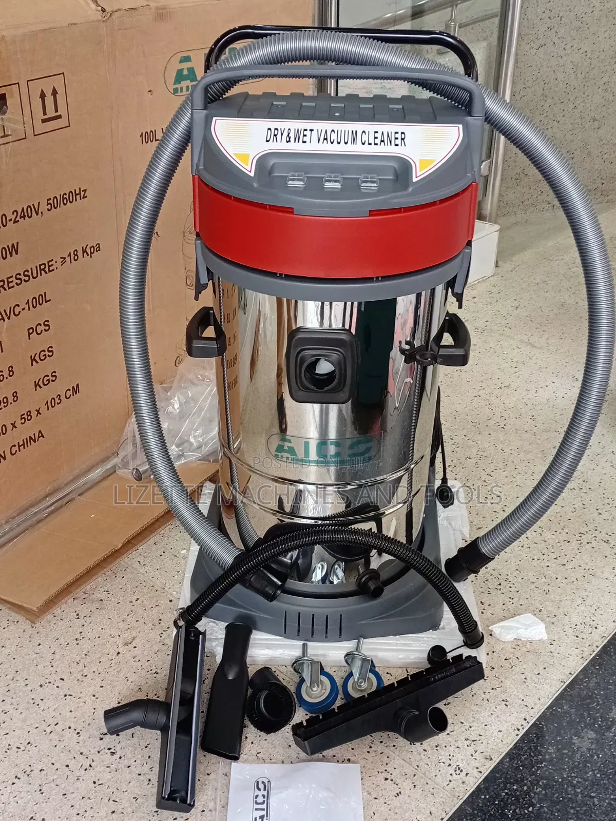 Aico 100l Wet and Dry Vacuum Cleaner 3000w