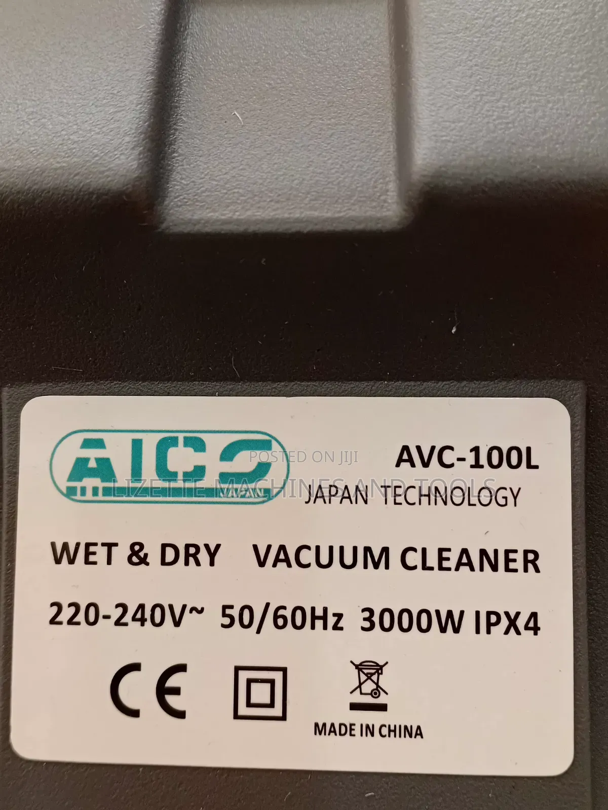 Aico 100l Wet and Dry Vacuum Cleaner 3000w