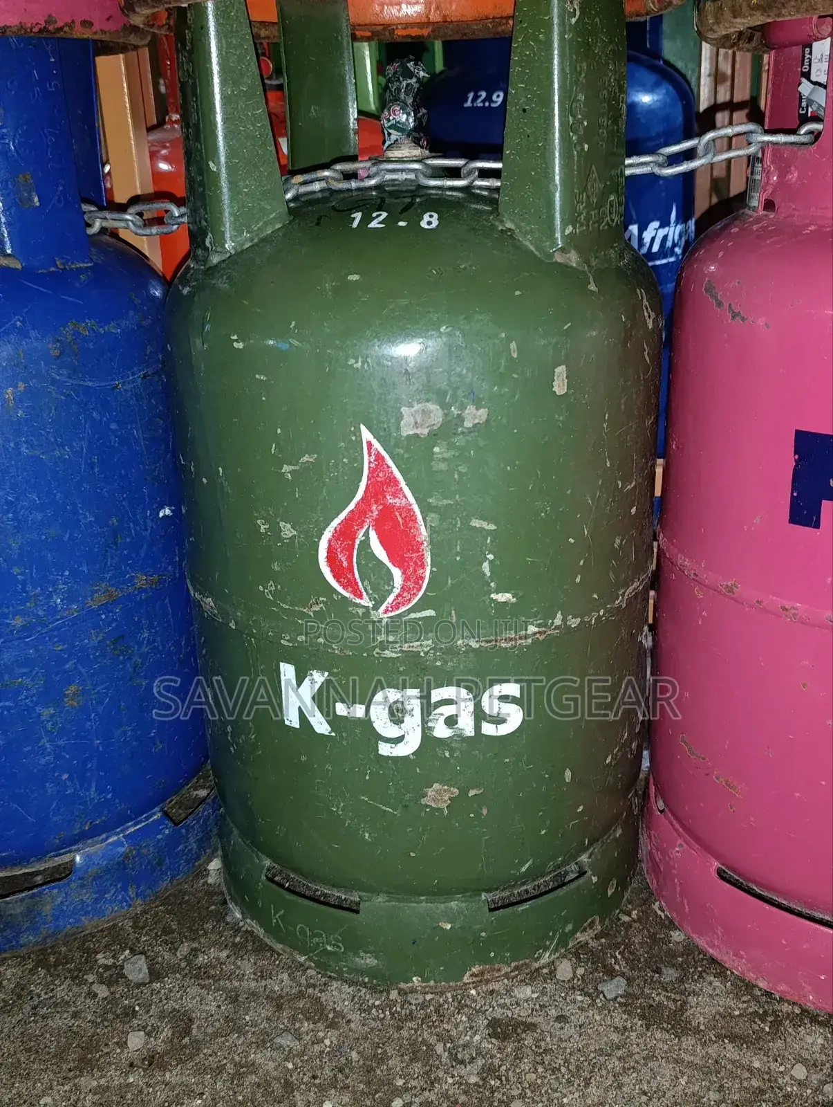 K-Gas Cylinder 13kg Cylinder Plus Gas Refilled