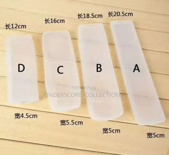 Transparent Silicone Remote Control Covers.