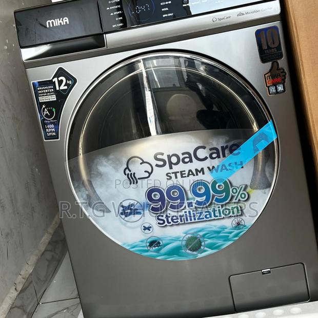 Mika 8kg Fully Automatic Front Load Washing Machine Inverter Motor