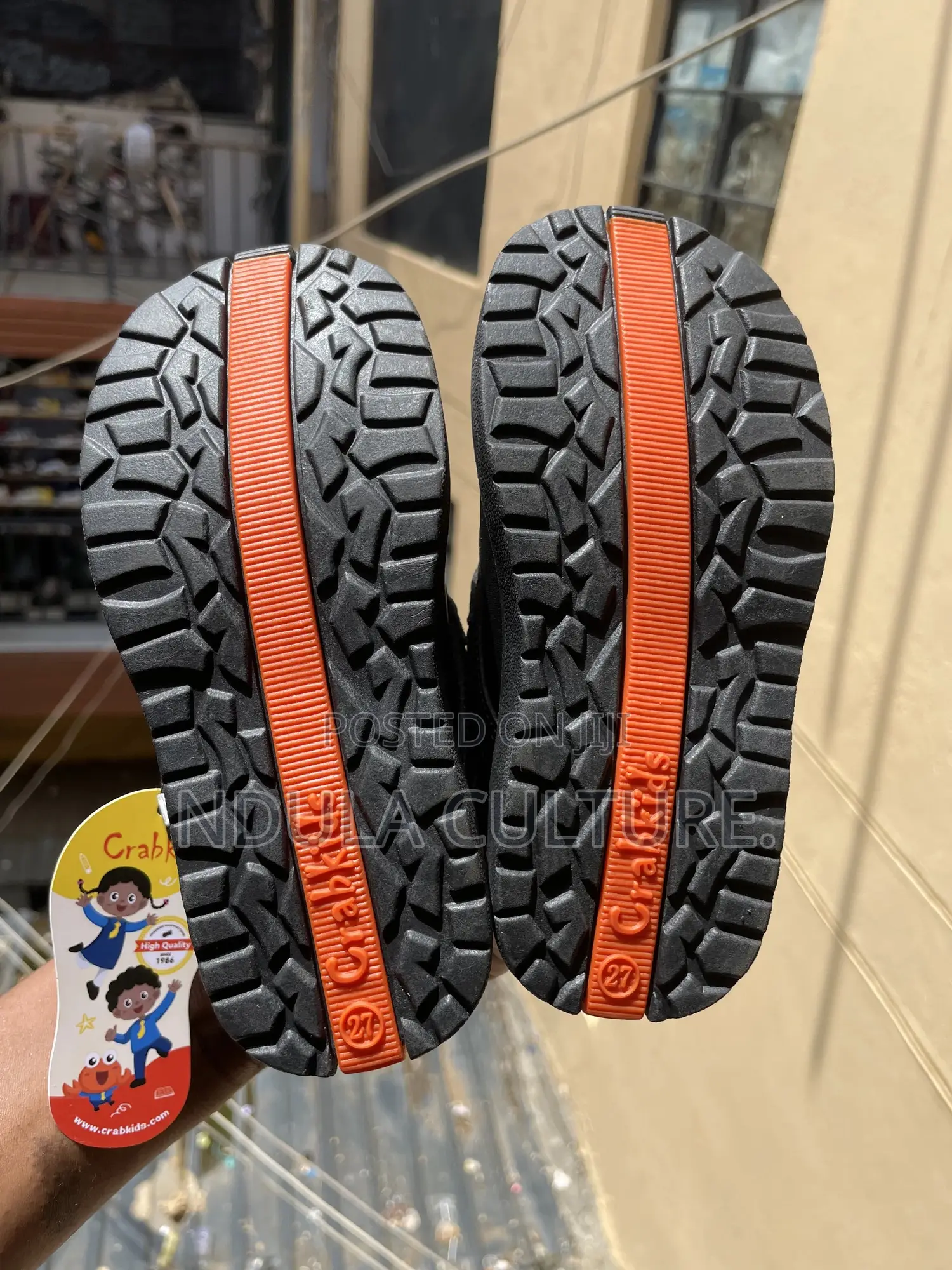 Crab Kids School Shoes