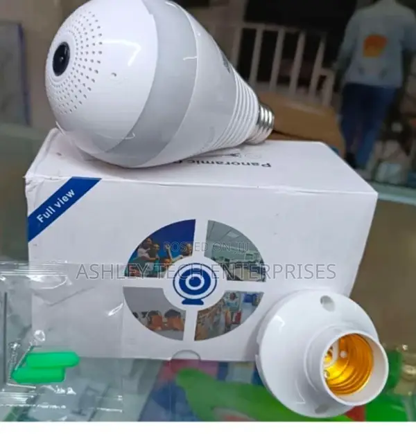 V380 Wireless Bulb Camera – Panoramic View