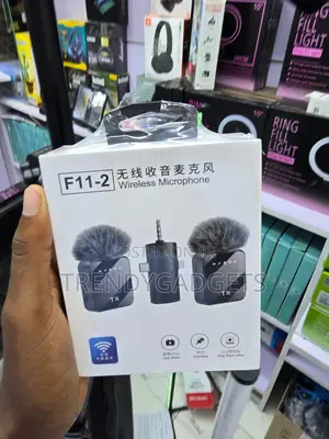 F11-2 Lavalier Mic Noise Reduction 20m Wireless Range