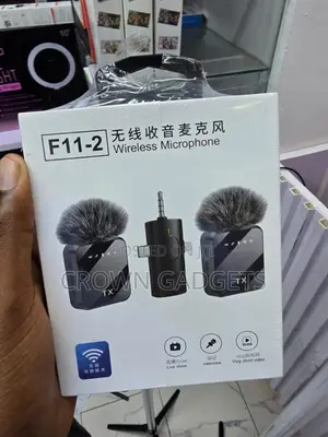 F11-2 Dual Wireless Lavalier Mic 3-in-1 Recording System