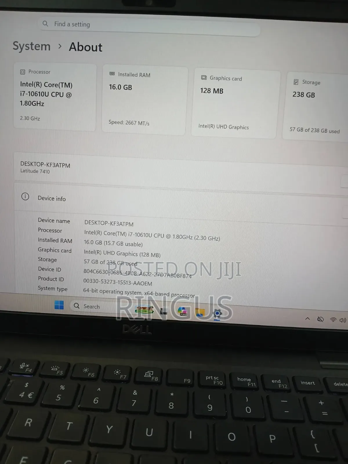 New Laptop Dell Latitude 7410 16GB Intel Core i7 SSD 512GB