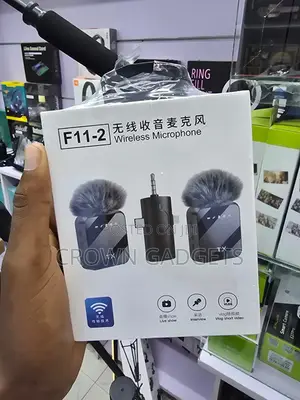 F11-2 Wireless Lavalier Mic for Camera Phone Streaming