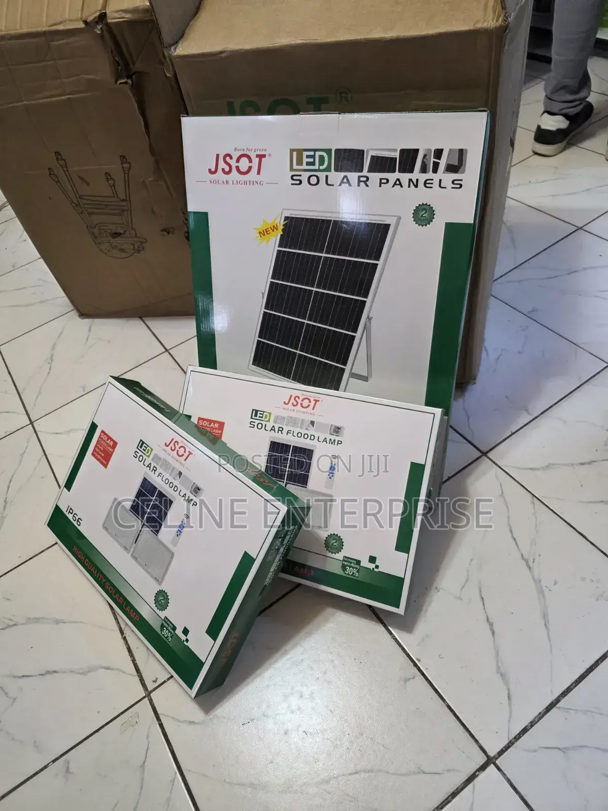 Jsot 400w+400w Solar Floodlight