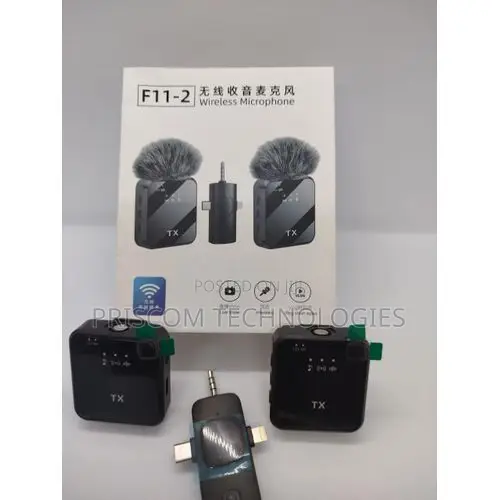 F11-2 Wireless Microphone for Video Recording, Live Streaming, Tiktok