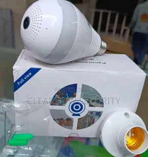 Indoor Smart Bulb Camera – V380 Wifi CCTV